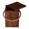 Omaga Storage Side Table in Walnut