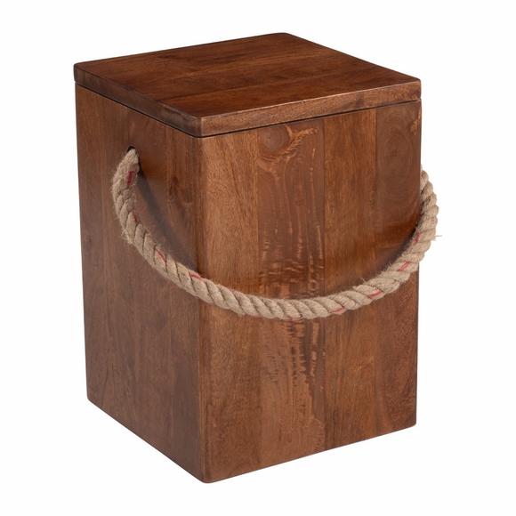 Omaga Storage Side Table in Walnut
