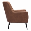 Ontario Accent Chair in Vintage Brown