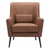 Ontario Accent Chair in Vintage Brown