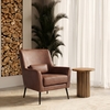 Ontario Accent Chair in Vintage Brown