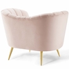 Opportunity Performance Velvet Armchair in Pink