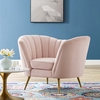 Opportunity Performance Velvet Armchair in Pink