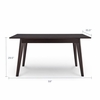 Oracle 59" Rectangle Dining Table in Cappuccino