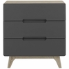 Origin Three-Drawer Chest or Stand in Natural Gray