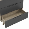 Origin Three-Drawer Chest or Stand in Natural Gray