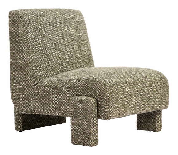 Orleen Accent Chair in Checker Green