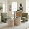 Orleen Accent Chair in Checker Green