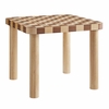Oscar 36 Inch Square Checkered Dining Table