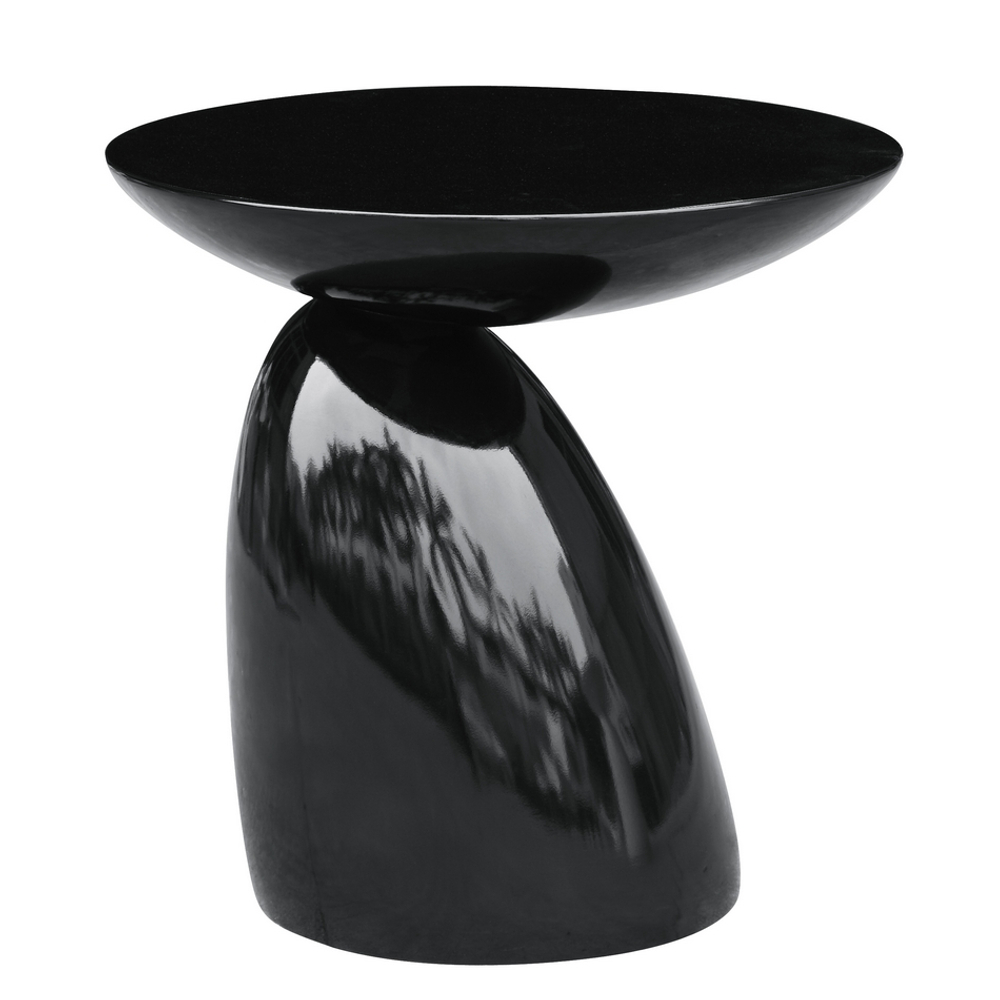 Oval Fiberglass End Side Table Modern In Designs