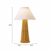 Palmia Solar Table Lamp in Natural
