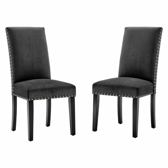 Parcel Performance Velvet Dining Side Chairs - Set of 2