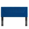 Patience Channel Tufted Performance Velvet Twin Headboard in Navy