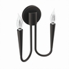 Penrose 2-Light Wall Sconce in Black