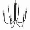 Penrose 6-Light Chandelier in Black