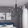 Penrose 6-Light Chandelier in Black