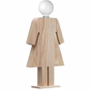 Person Table Lamp Female, Natural