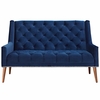Peruse Velvet Loveseat