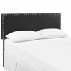 Phoebe King Vinyl Headboard in Black