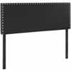 Phoebe King Vinyl Headboard in Black