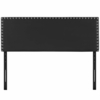 Phoebe King Vinyl Headboard in Black