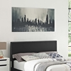 Phoebe King Vinyl Headboard in Black