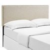 Phoebe Queen Fabric Headboard in Beige