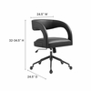 Pinnacle Vegan Leather Office Chair