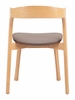 Pioro Dining Chair Set of 2 in Brown & Natural