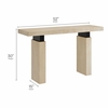 Piston 52" Rectangular Wood Console Table in Natural
