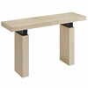 Piston 52" Rectangular Wood Console Table in Natural