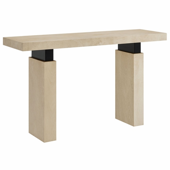 Piston 52" Rectangular Wood Console Table in Natural
