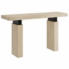 Piston 52" Rectangular Wood Console Table in Natural