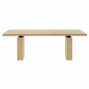 Piston 82" Rectangular Wood Dining Table in Natural