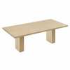 Piston 82" Rectangular Wood Dining Table in Natural