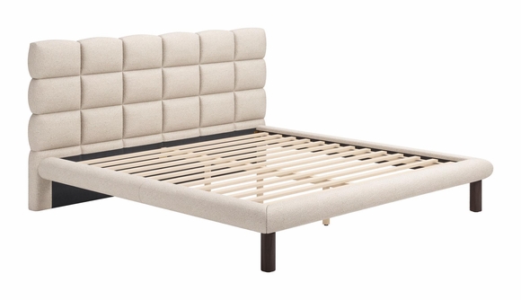 Placid King Bed in Beige