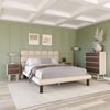 Placid Queen Bed in Beige
