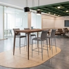 Plano Bar Table in Brown