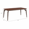 Plano Dining Table in Brown