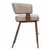 Poise Counter Stool in Brown & Walnut
