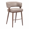 Poise Counter Stool in Brown & Walnut