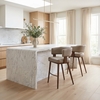 Poise Counter Stool in Brown & Walnut
