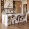 Poise Counter Stool in Brown & Walnut