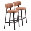 Prairie Barstool - Set of 2 in Brown