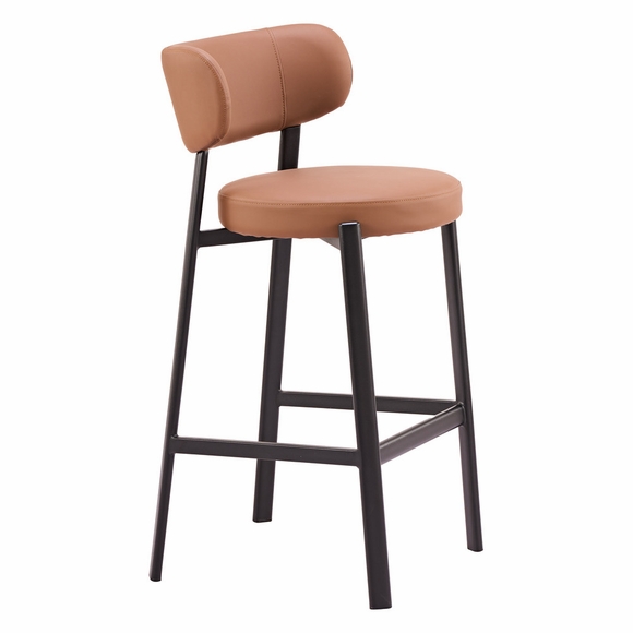 Prairie Barstool - Set of 2 in Brown