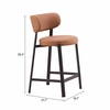 Prairie Counter Stool - Set of 2 in Brown