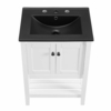 Prestige 24" Bathroom Vanity in White Black