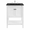 Prestige 24" Bathroom Vanity in White Black