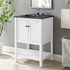 Prestige 24" Bathroom Vanity in White Black
