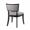 Pristine Upholstered Fabric Dining Chairs Set of 2